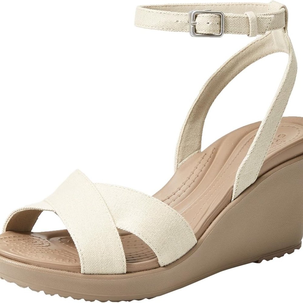 Sold Crocs Leigh II Wedge Sandals